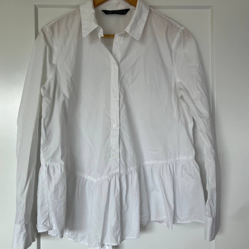 ZARA WOMAN white blouses 🤍